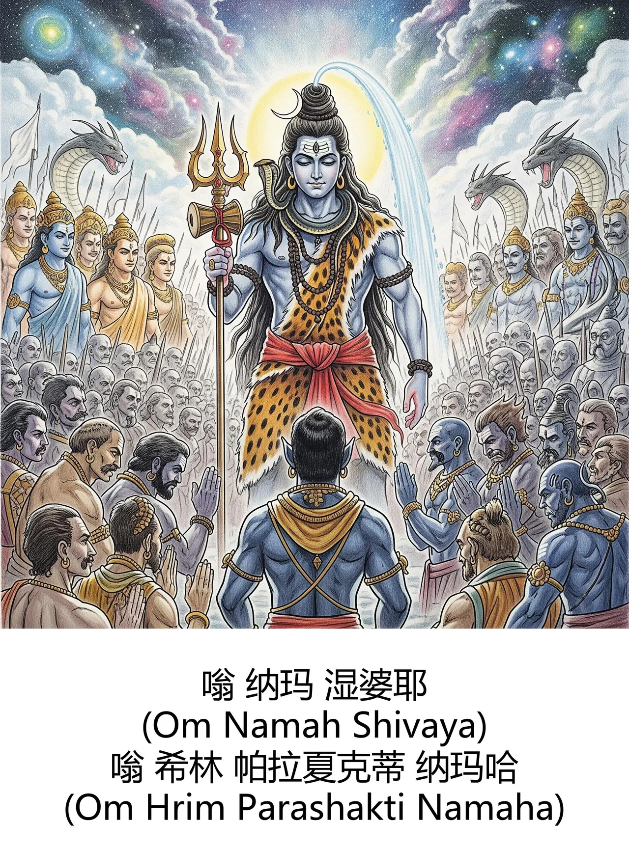 The Sacred Manifestations of Lord Shiva Guru of Gods and Lord of All BeingsAI Art - Image 4
