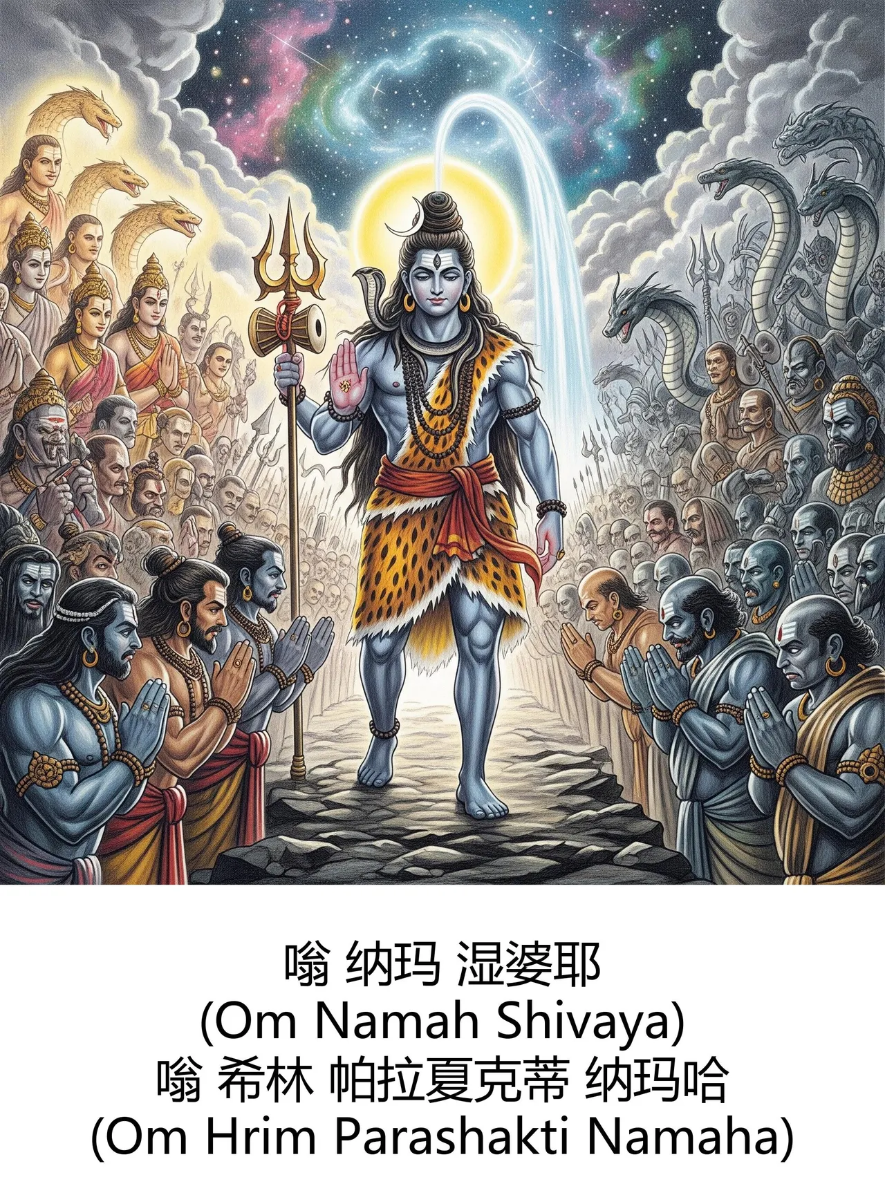 The Sacred Manifestations of Lord Shiva Guru of Gods and Lord of All BeingsAI Art - Image 5