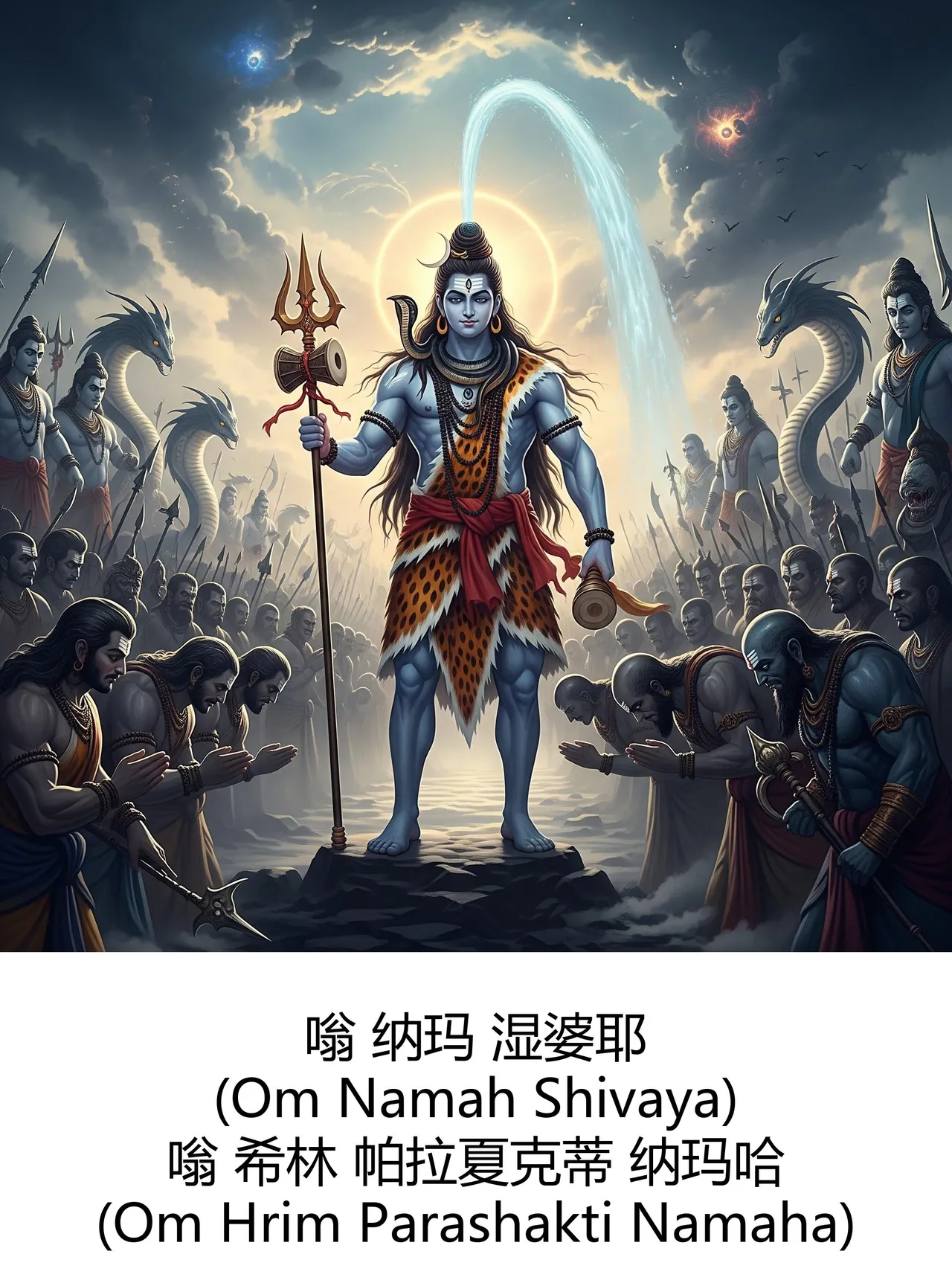 The Sacred Manifestations of Lord Shiva Guru of Gods and Lord of All BeingsAI Art - Image 9