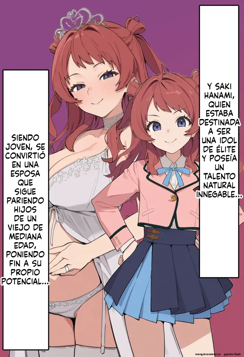 The shining raw gem of a top idol falls halfway to becoming a lewd wife only for dirty, ugly old men Spanish MTL - Image 125