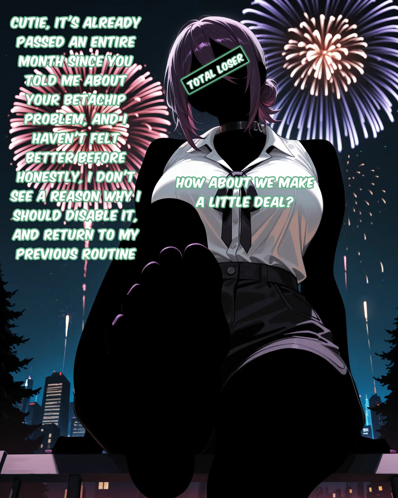 The teacher is helping a beta-chipped student who got censored - Image 11