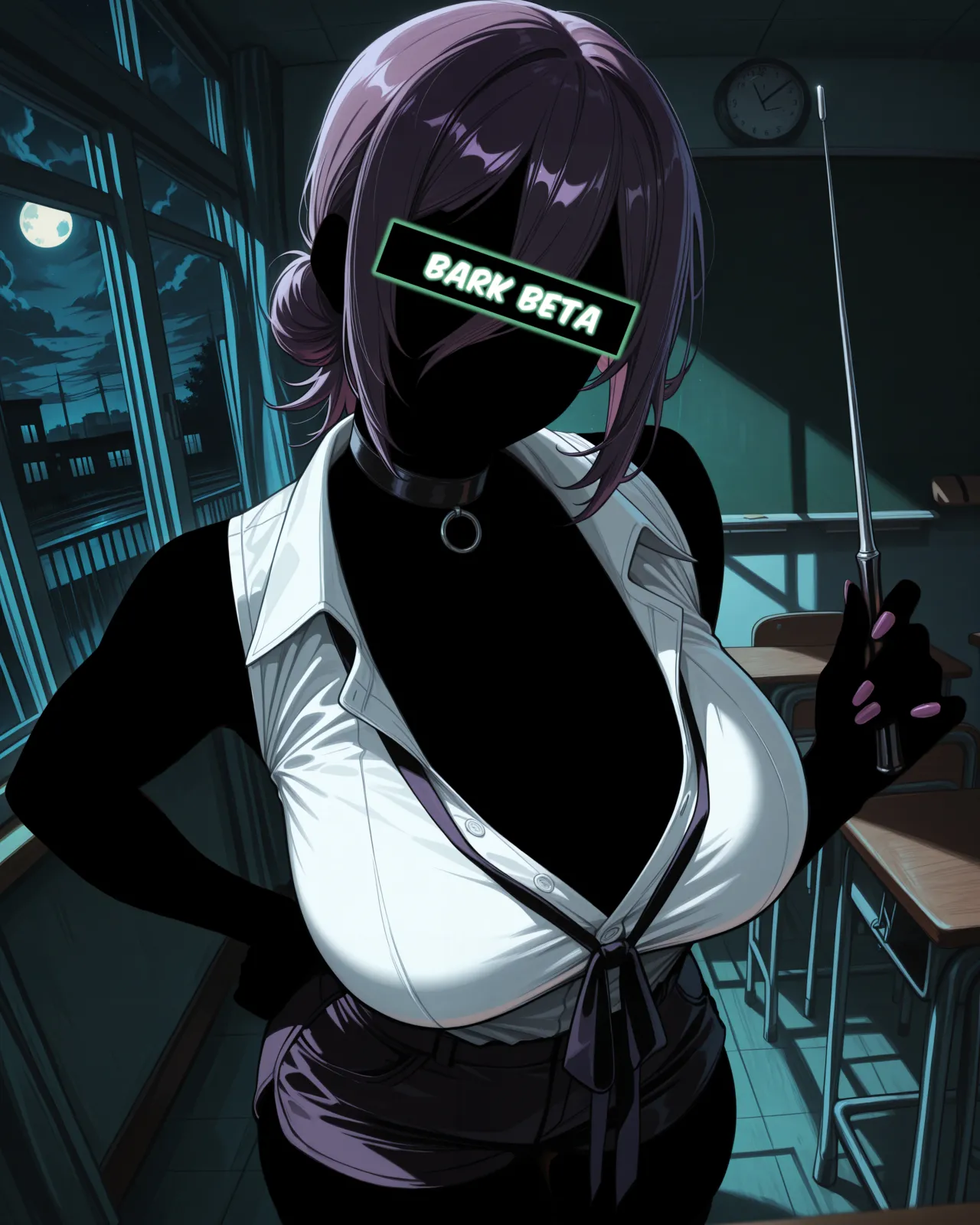 The teacher is helping a beta-chipped student who got censored - Image 20