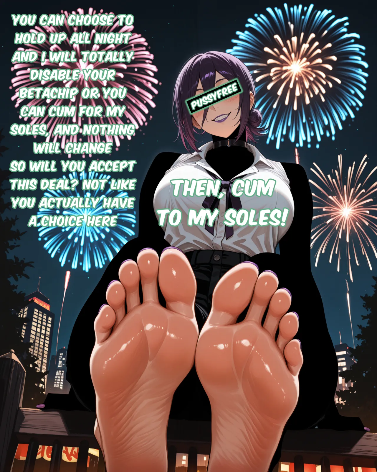 The teacher is helping a beta-chipped student who got censored - Image 7