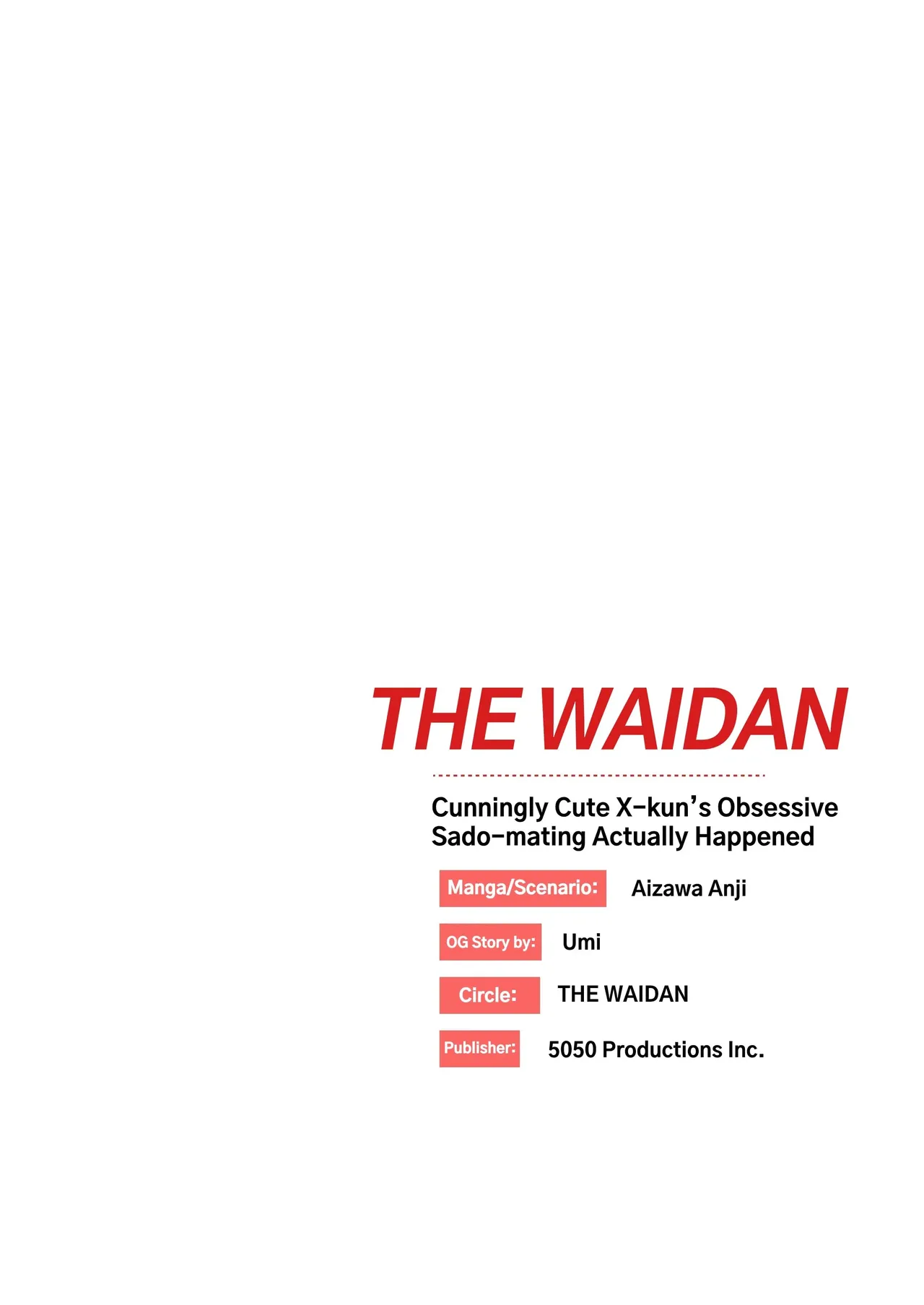THE Waidan Aizawa Anji Azato Kawaii X-kun no Shuuchaku Sado Koubi wa Honmono desu Cunningly Cute X-kuns Obsessive Sado-mating Actually Happened English - Image 48