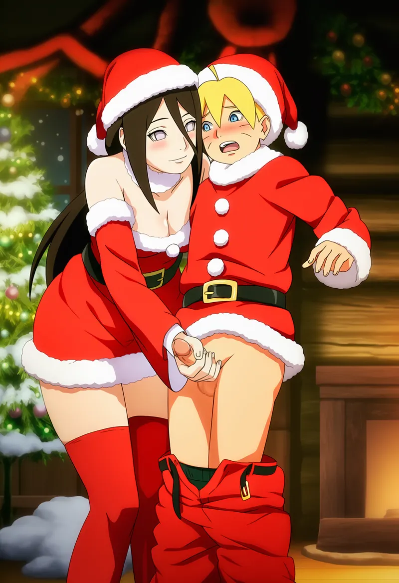 TheFarAi Boruto X Hanabi Christmas - Image 11