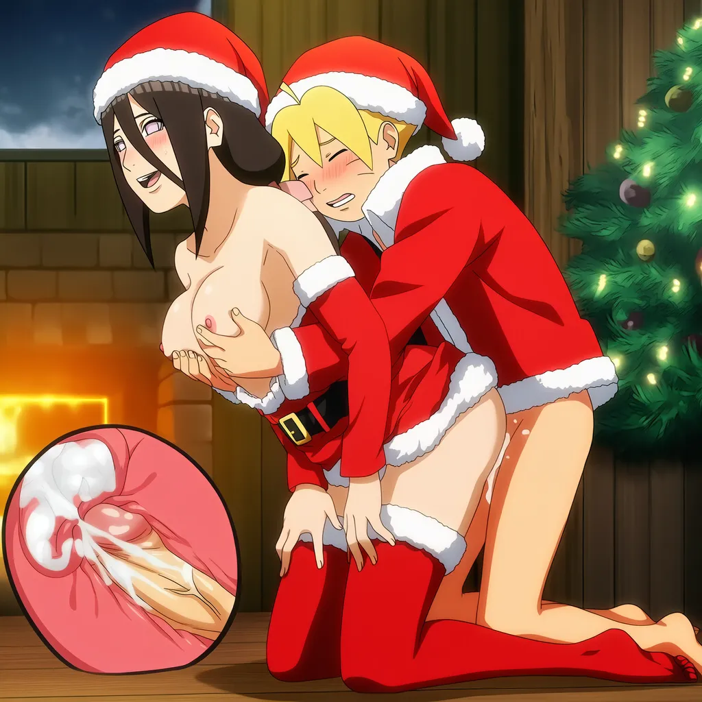 TheFarAi Boruto X Hanabi Christmas - Image 119