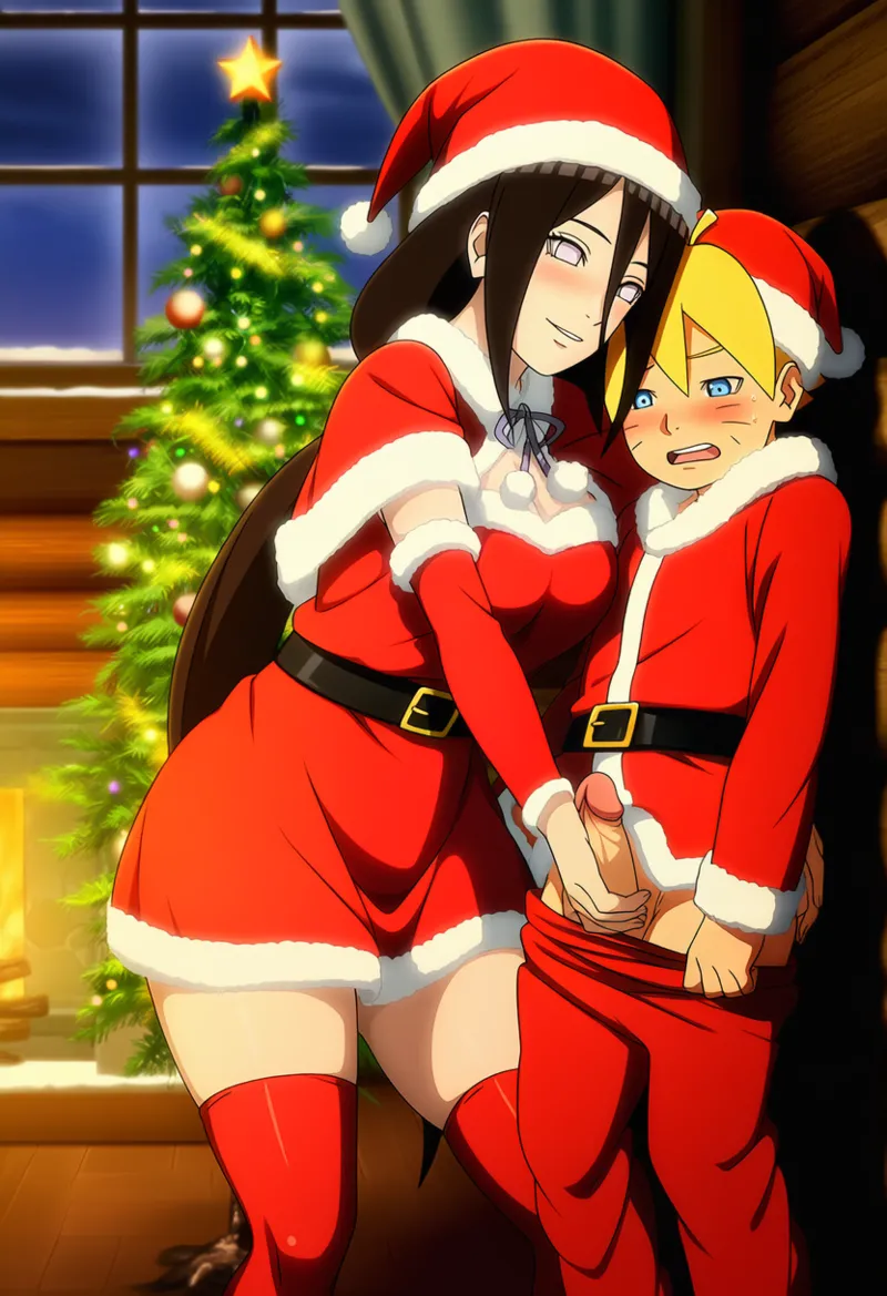 TheFarAi Boruto X Hanabi Christmas - Image 12