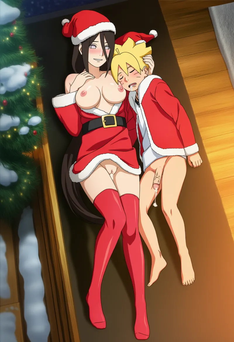 TheFarAi Boruto X Hanabi Christmas - Image 121