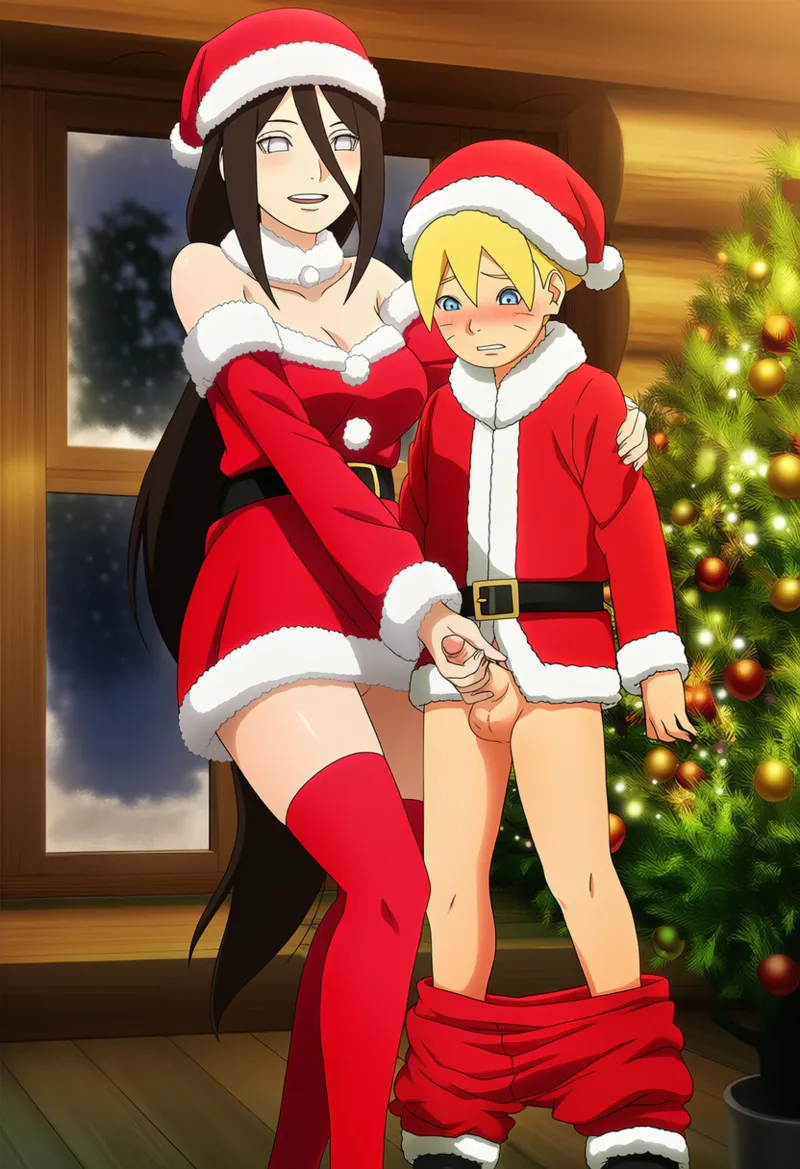 TheFarAi Boruto X Hanabi Christmas - Image 13