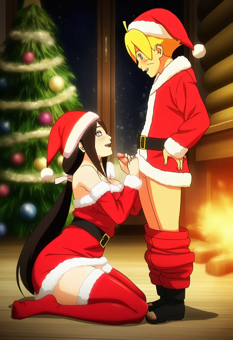 TheFarAi Boruto X Hanabi Christmas - Image 19