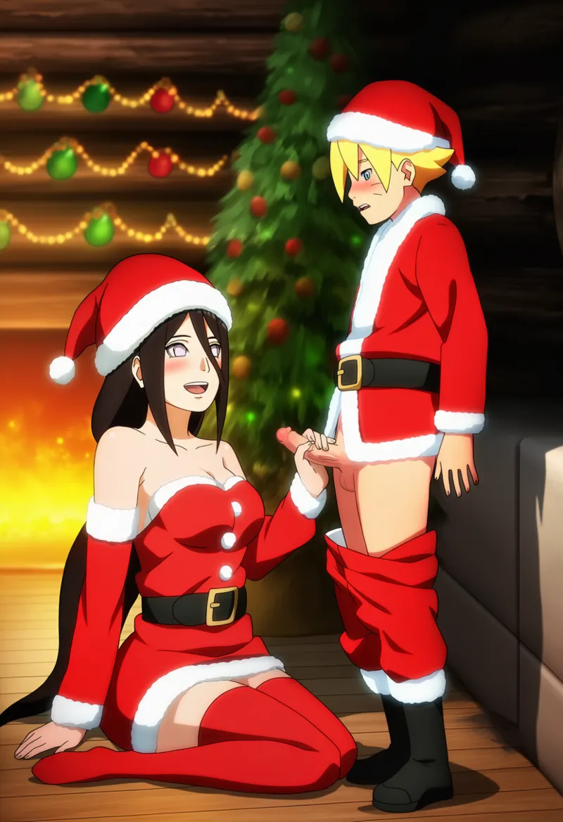 TheFarAi Boruto X Hanabi Christmas - Image 20