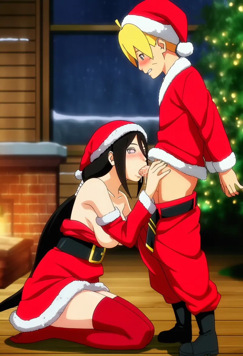 TheFarAi Boruto X Hanabi Christmas - Image 33
