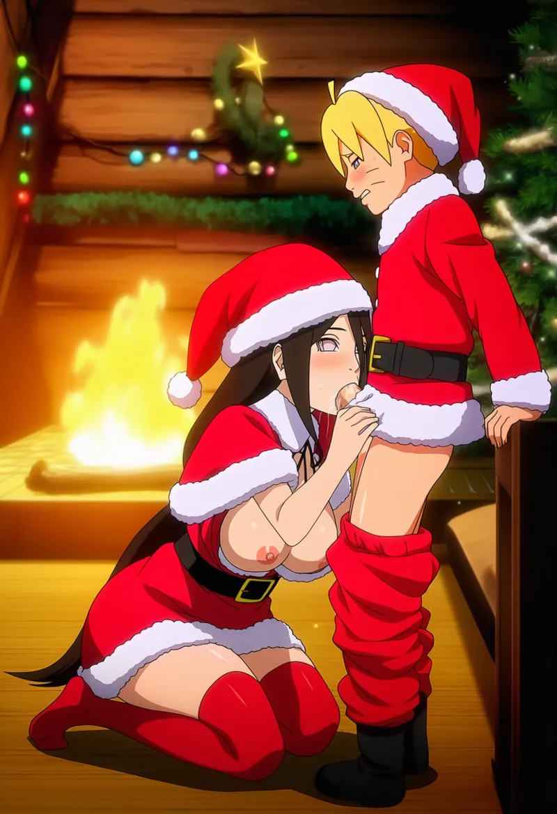 TheFarAi Boruto X Hanabi Christmas - Image 34