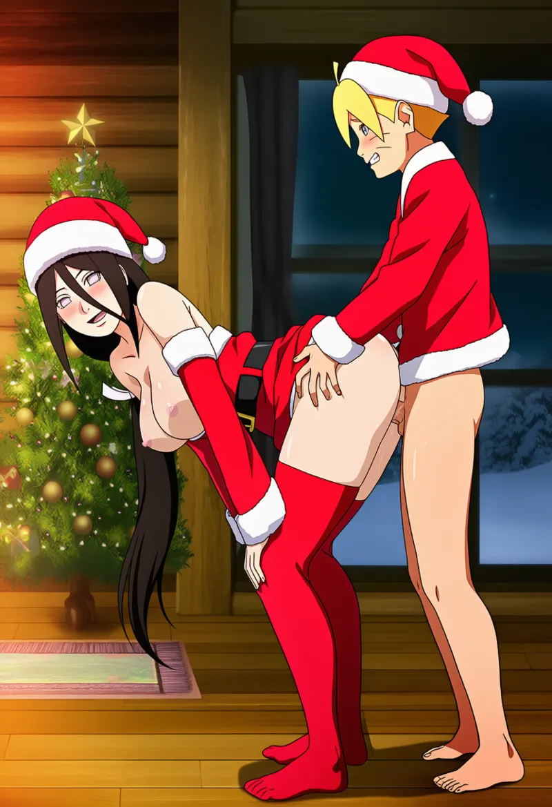 TheFarAi Boruto X Hanabi Christmas - Image 61