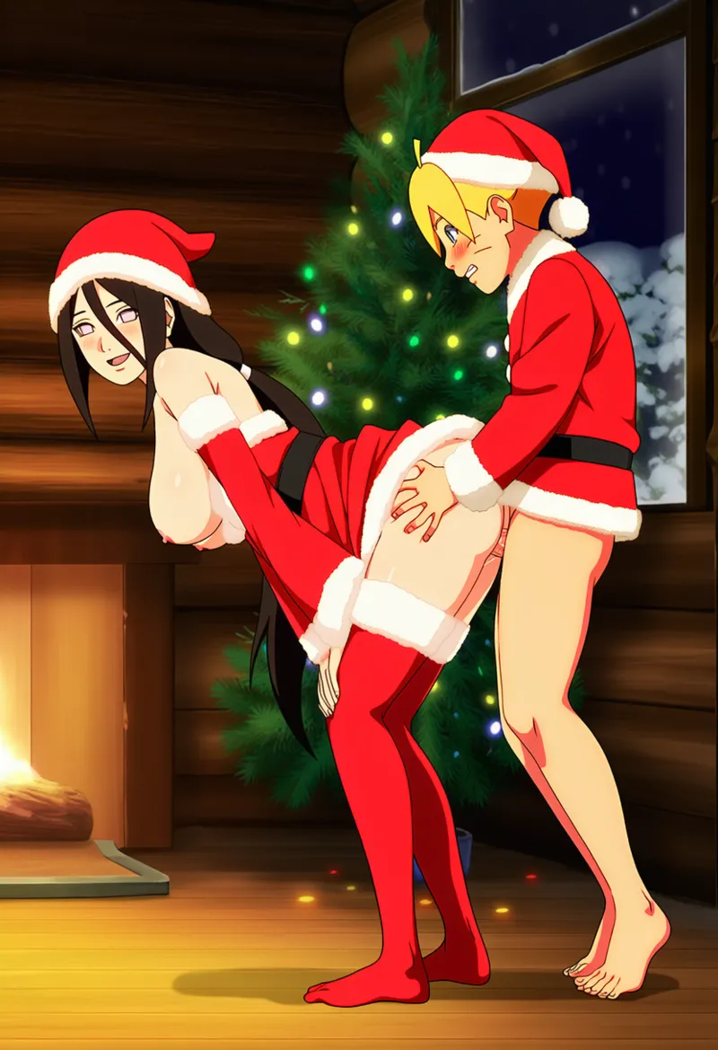 TheFarAi Boruto X Hanabi Christmas - Image 64