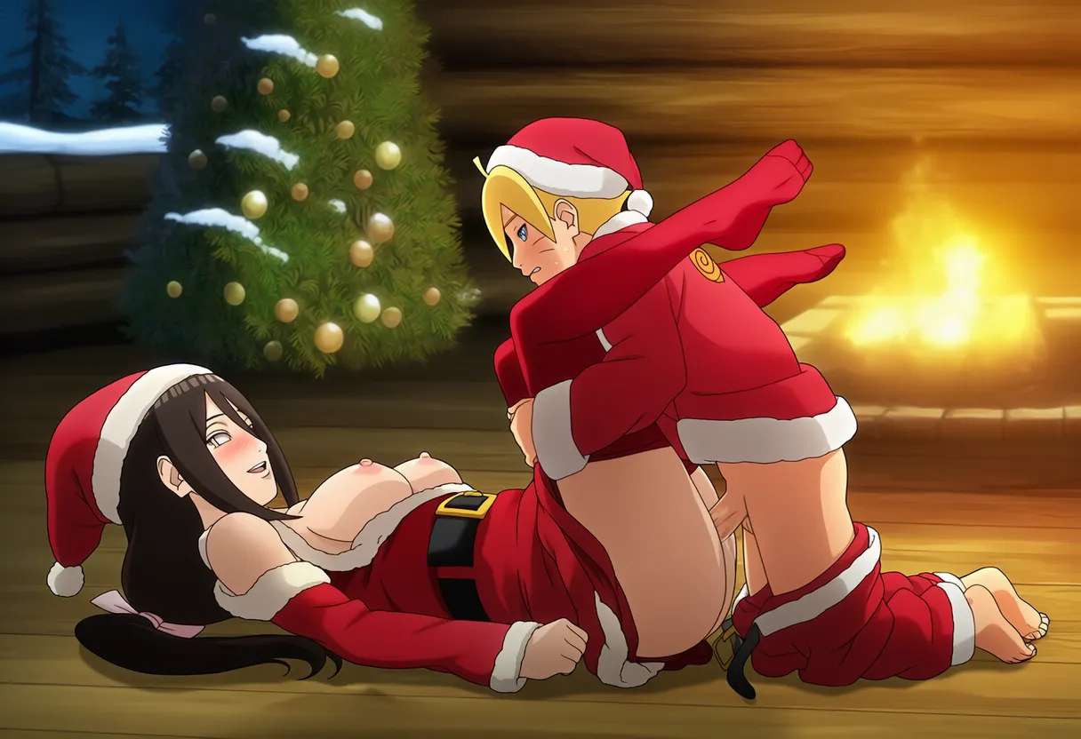 TheFarAi Boruto X Hanabi Christmas - Image 75