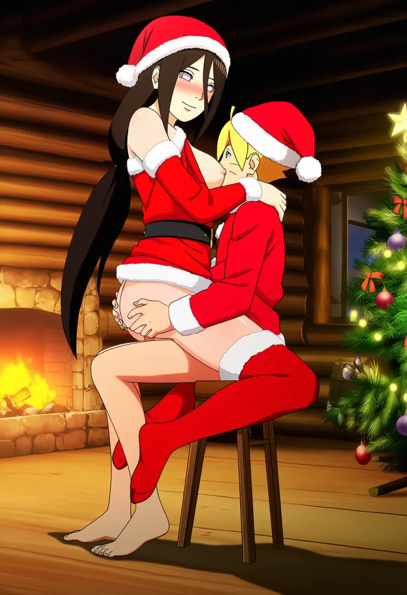 TheFarAi Boruto X Hanabi Christmas - Image 86