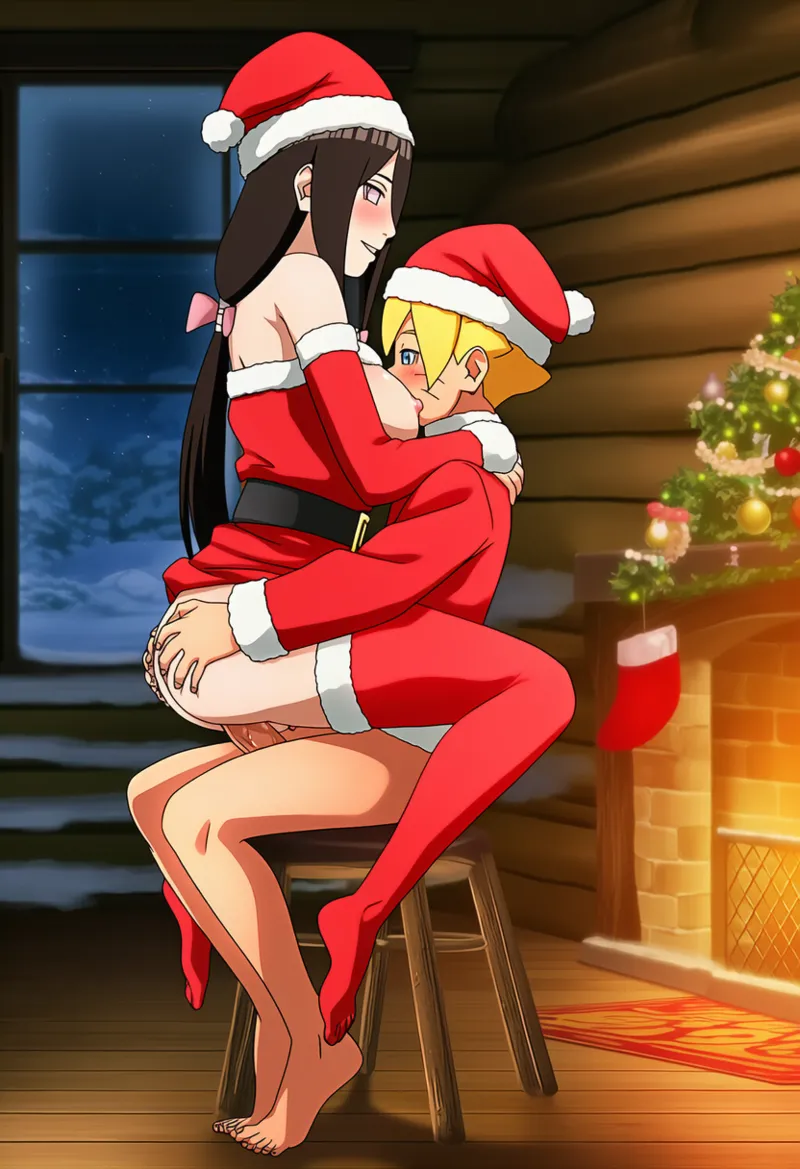 TheFarAi Boruto X Hanabi Christmas - Image 87