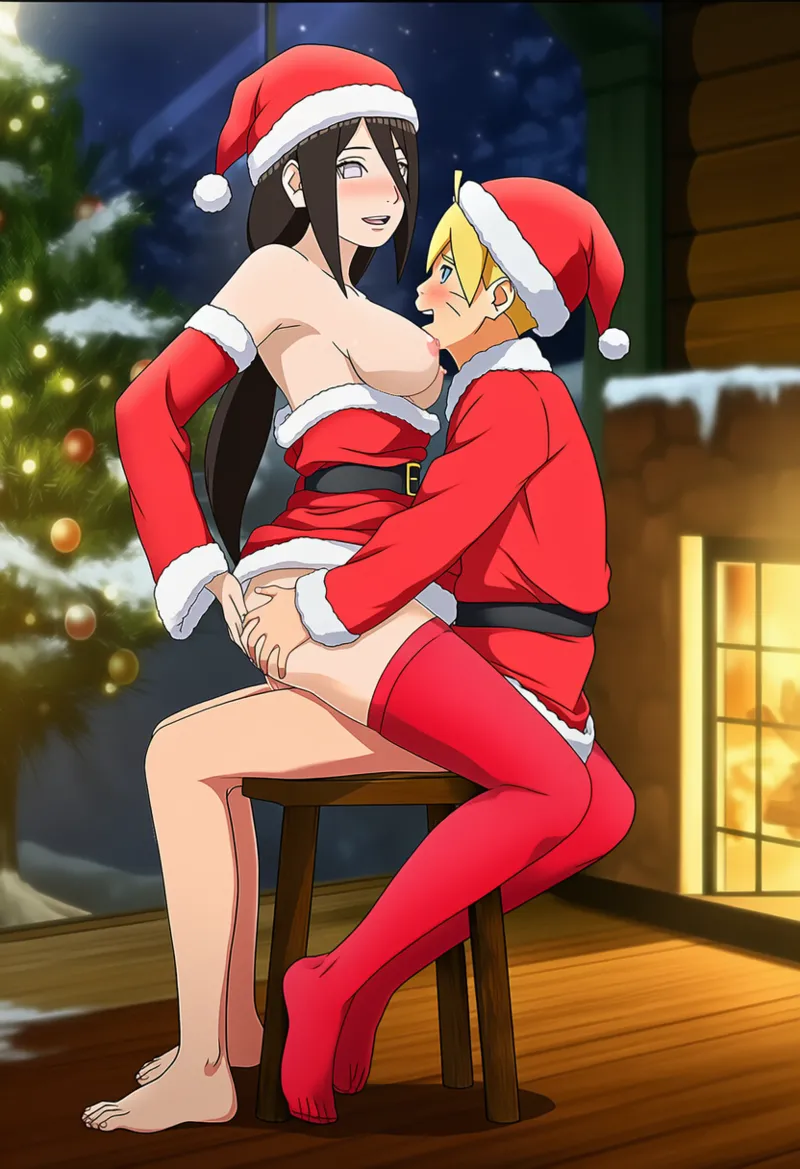TheFarAi Boruto X Hanabi Christmas - Image 88