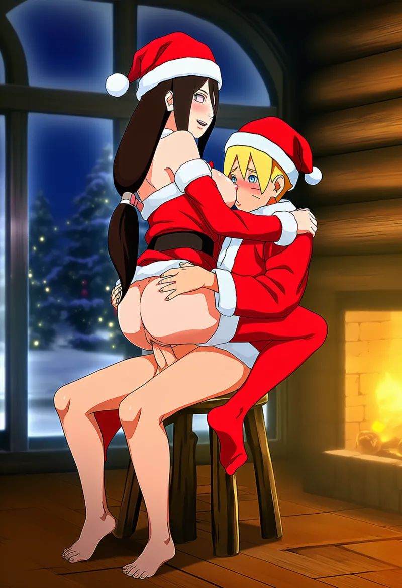 TheFarAi Boruto X Hanabi Christmas - Image 89