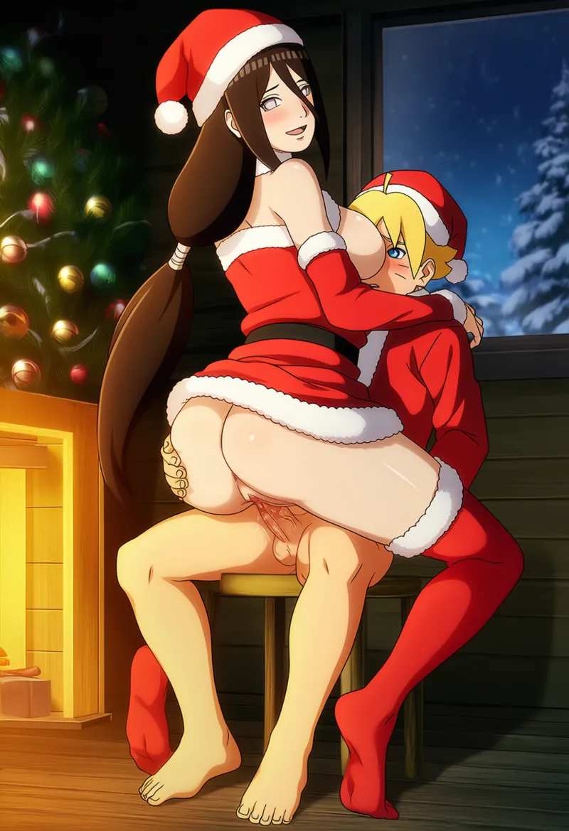 TheFarAi Boruto X Hanabi Christmas - Image 91