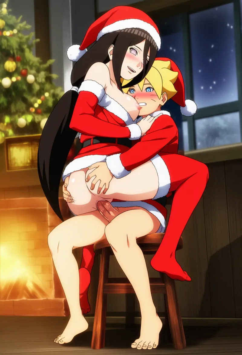 TheFarAi Boruto X Hanabi Christmas - Image 92