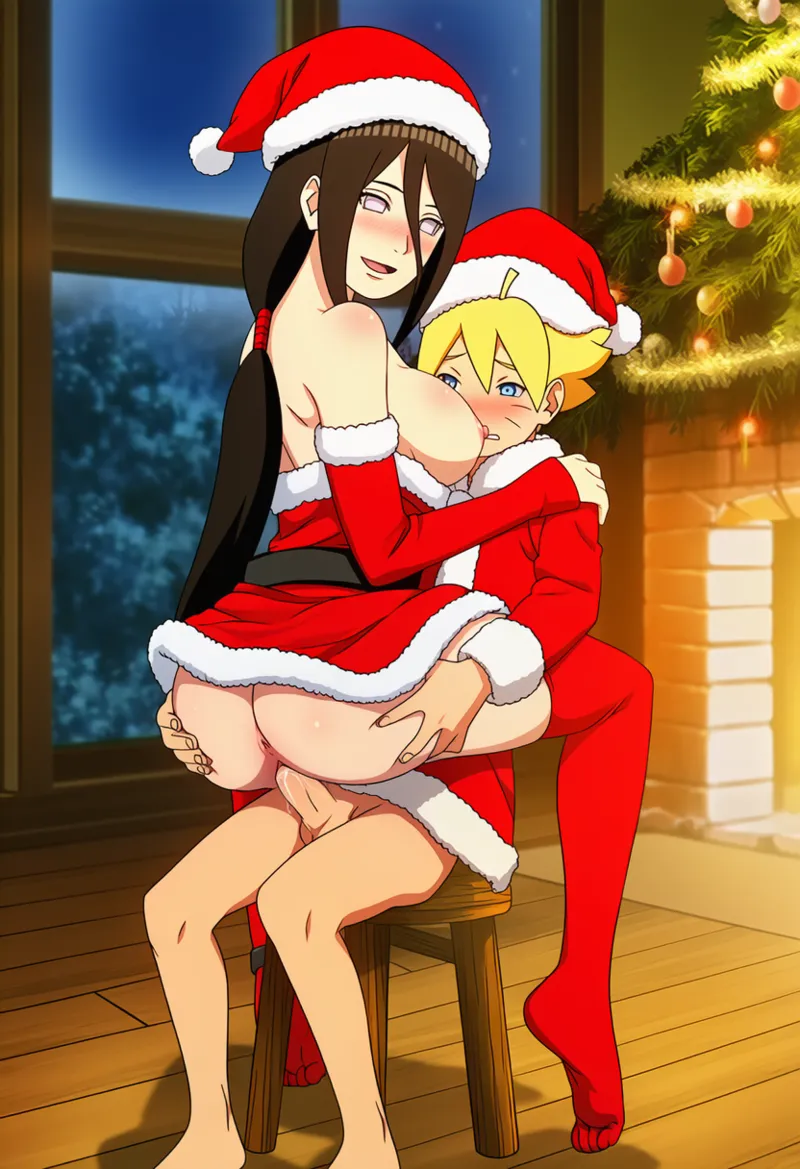 TheFarAi Boruto X Hanabi Christmas - Image 93