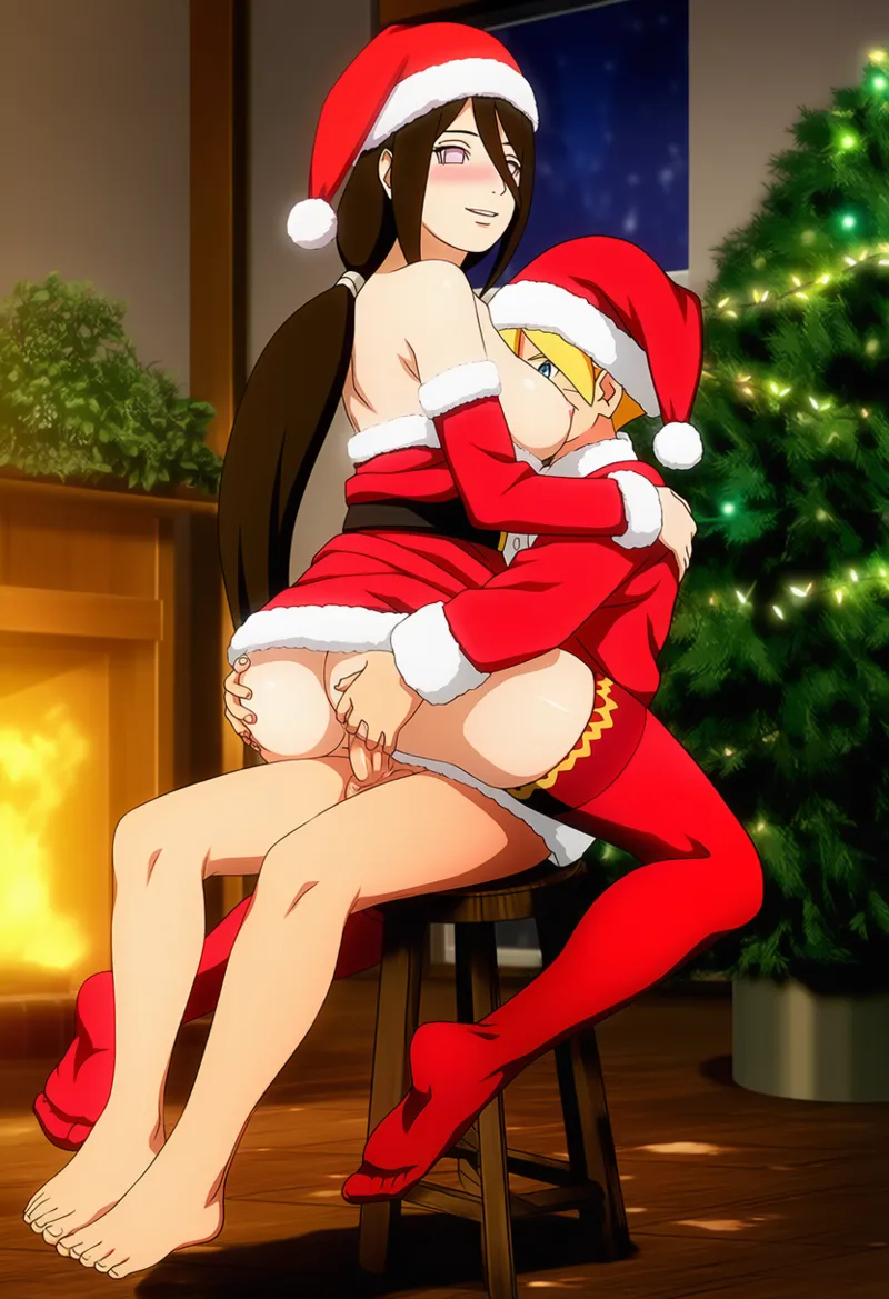 TheFarAi Boruto X Hanabi Christmas - Image 94