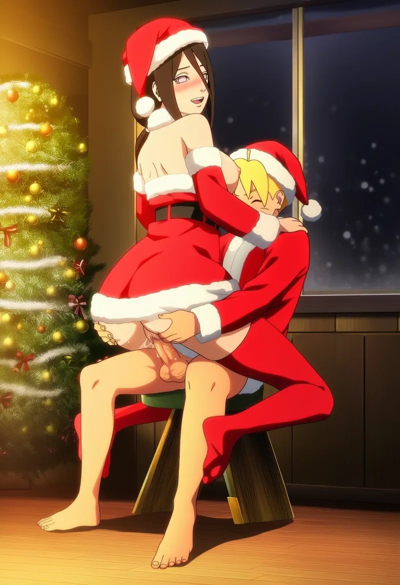 TheFarAi Boruto X Hanabi Christmas - Image 95