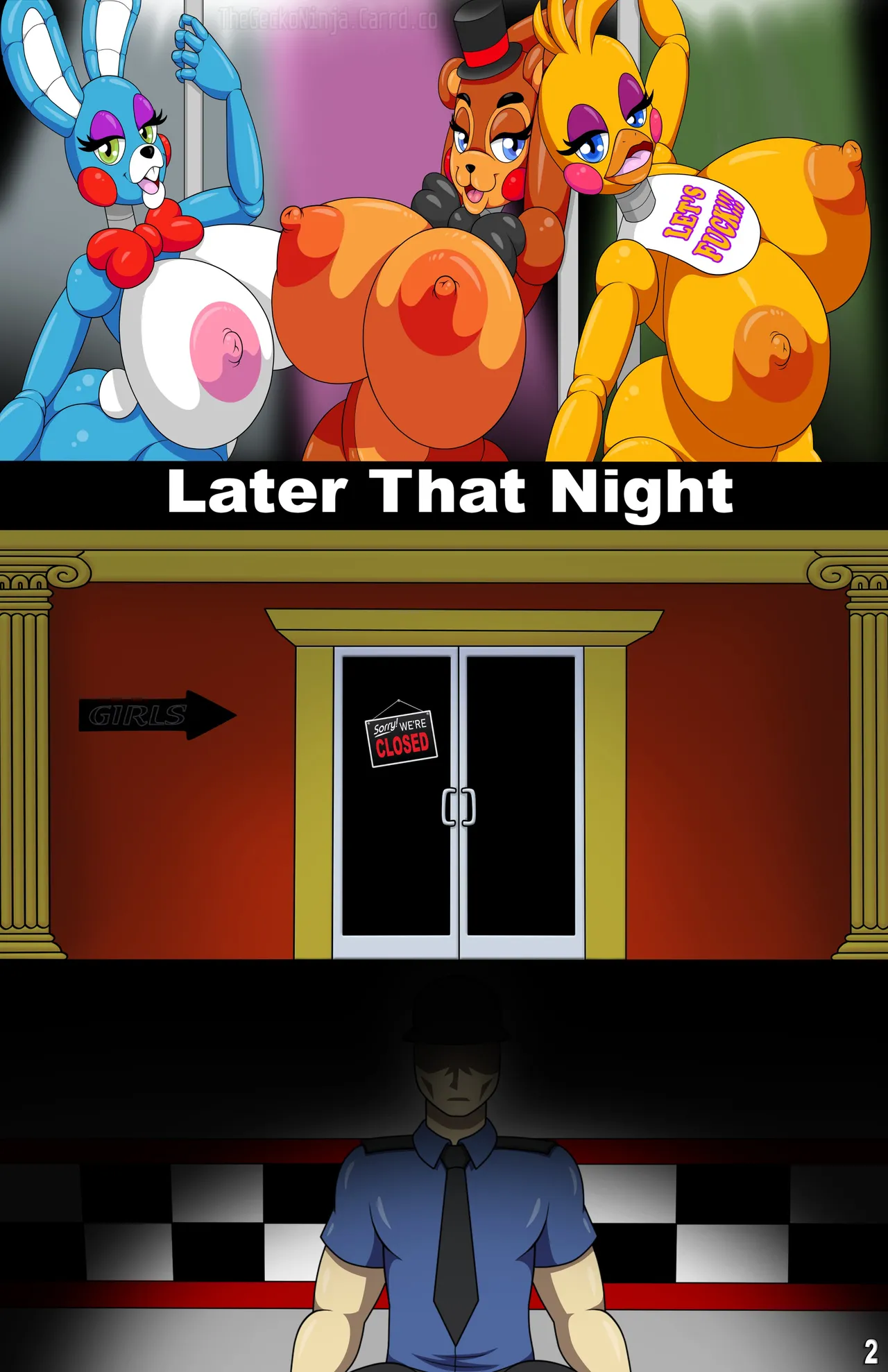 TheGeckoNinja Five Fucks at Freddys 2 Ongoing - Image 3