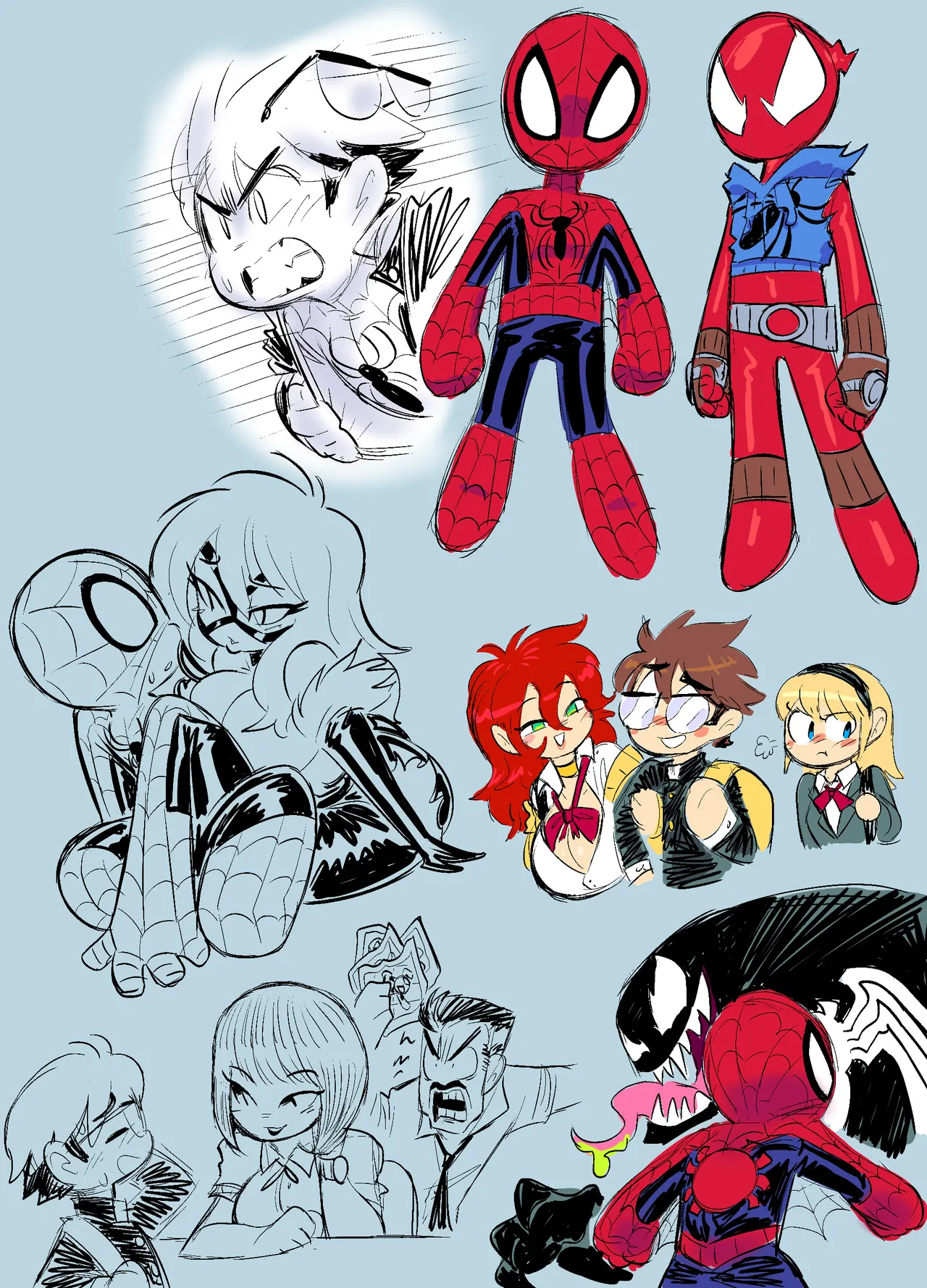 Theguywhodrawsalot I sure love me some Marvel girls - Image 15