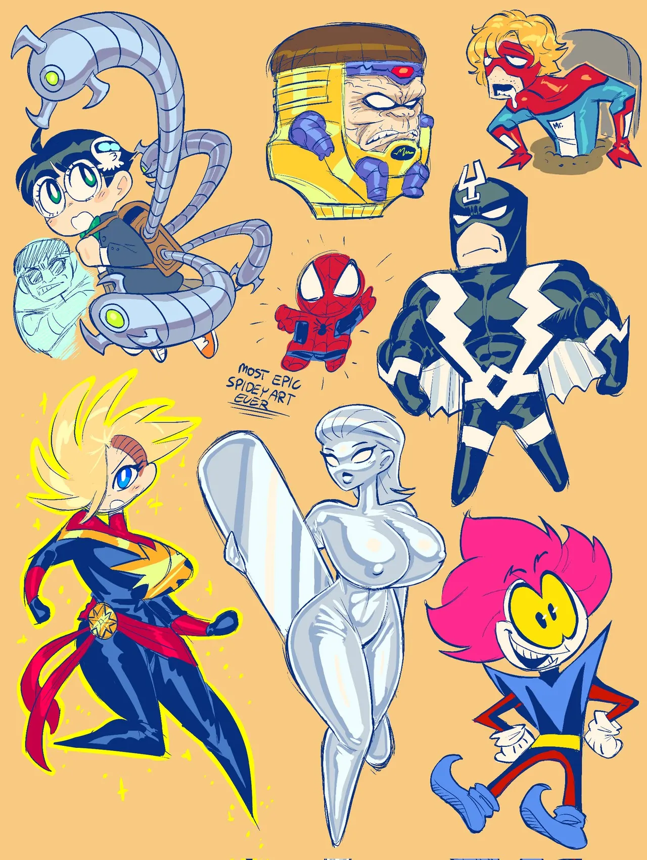 Theguywhodrawsalot I sure love me some Marvel girls - Image 23
