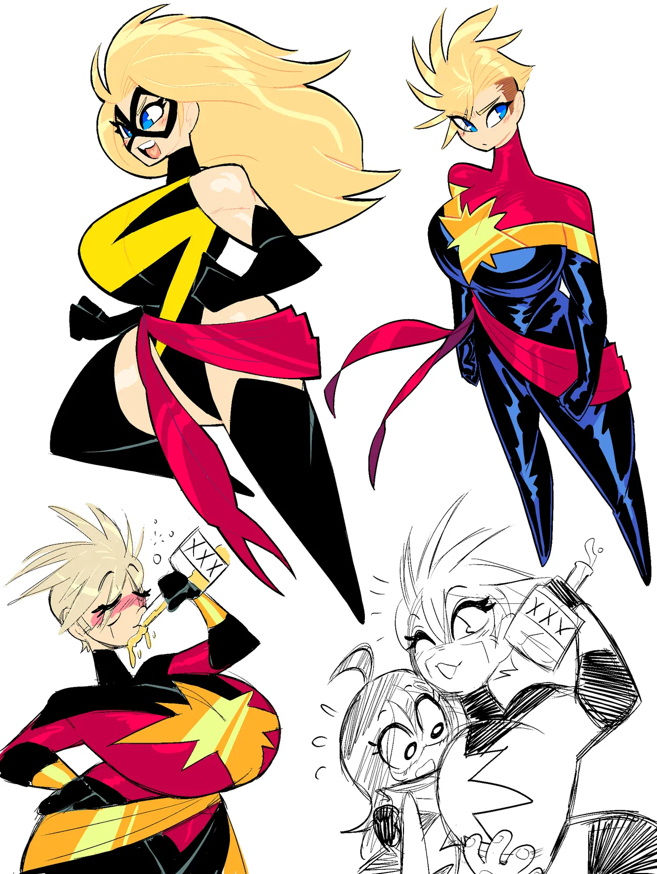 Theguywhodrawsalot I sure love me some Marvel girls - Image 37