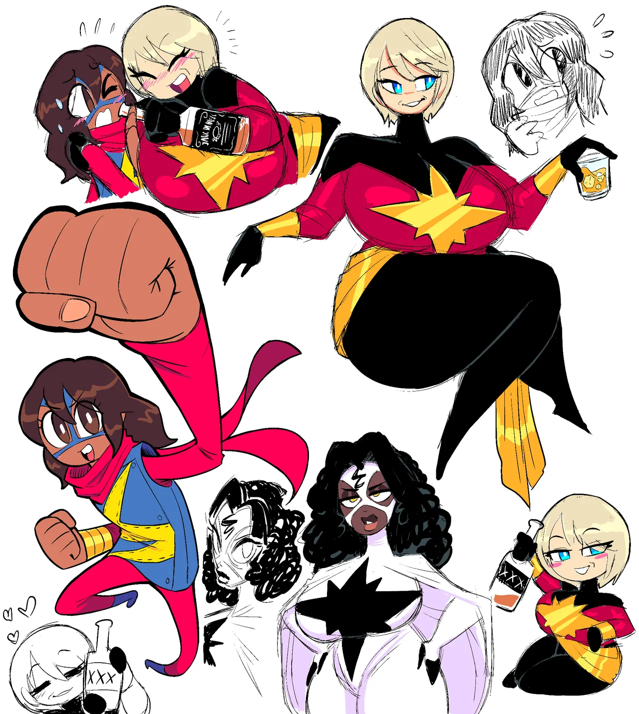 Theguywhodrawsalot I sure love me some Marvel girls - Image 42