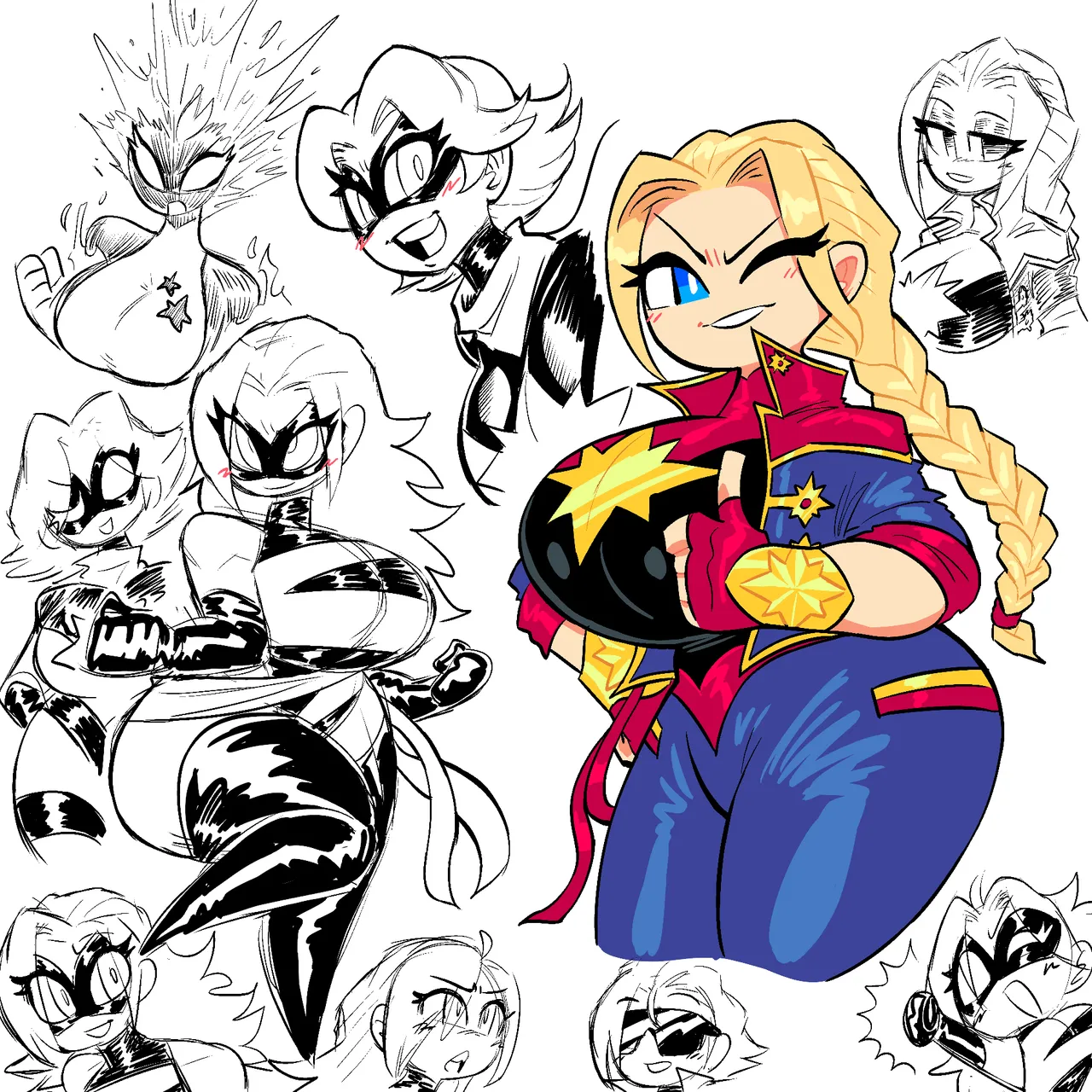 Theguywhodrawsalot I sure love me some Marvel girls - Image 46