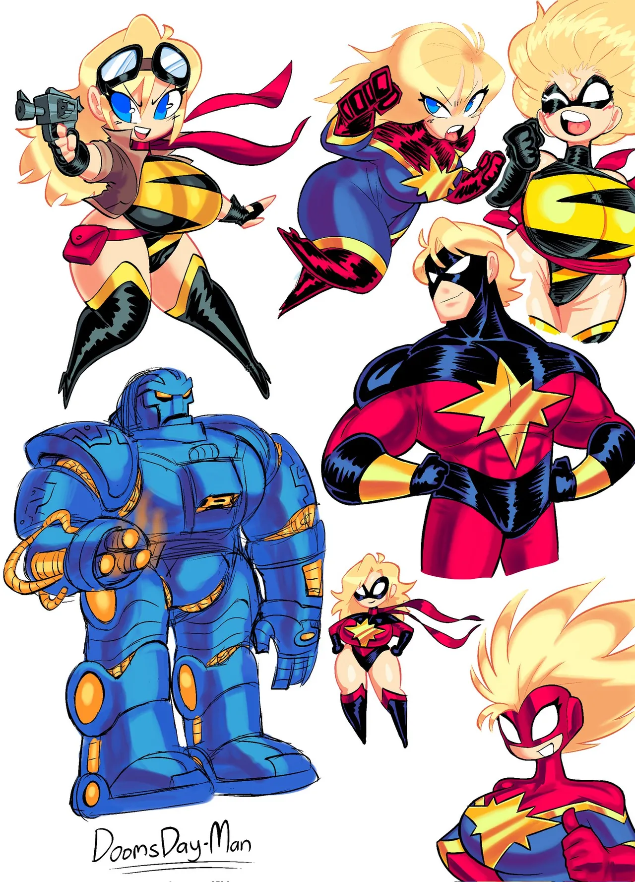 Theguywhodrawsalot I sure love me some Marvel girls - Image 51