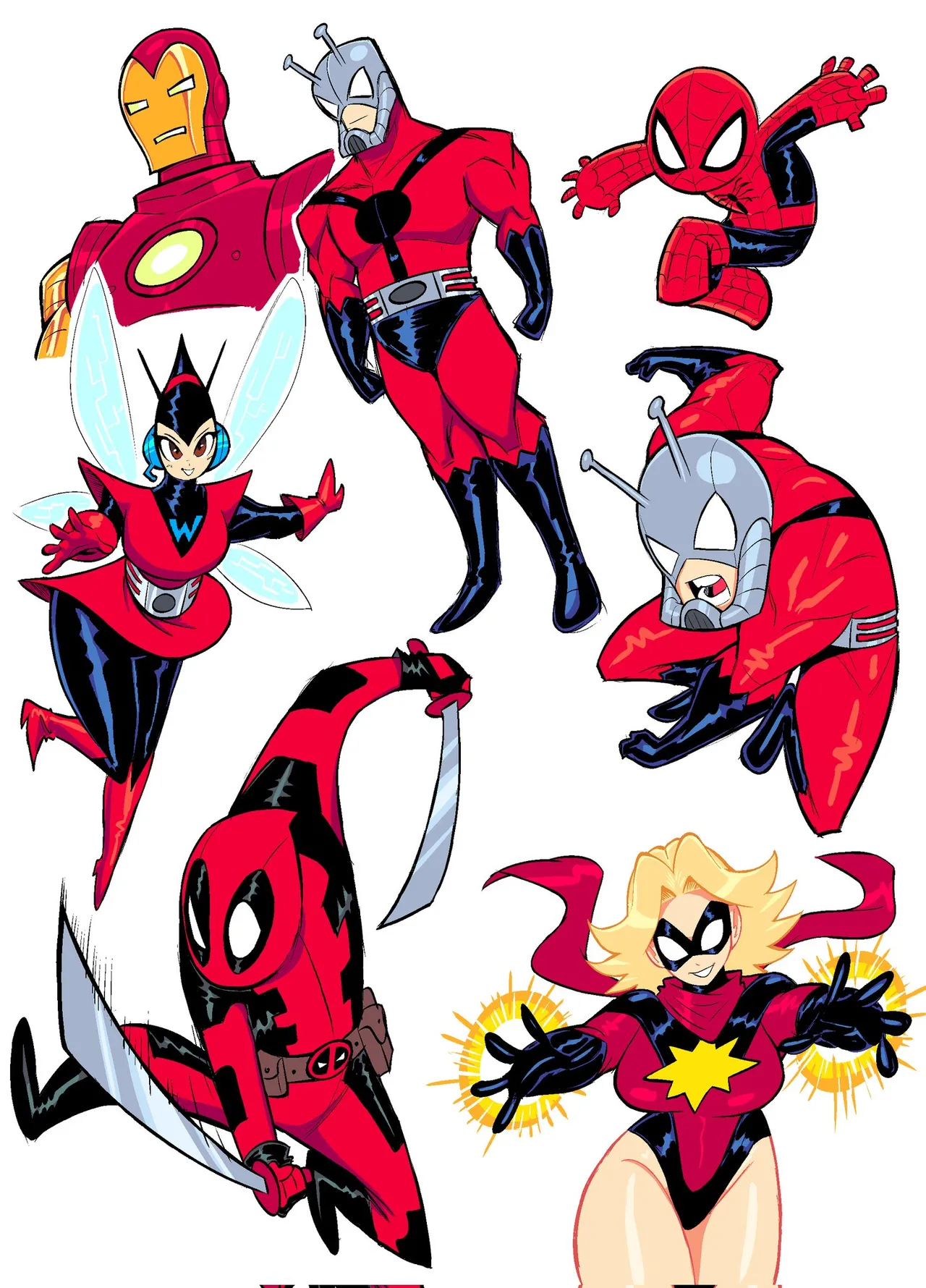 Theguywhodrawsalot I sure love me some Marvel girls - Image 60