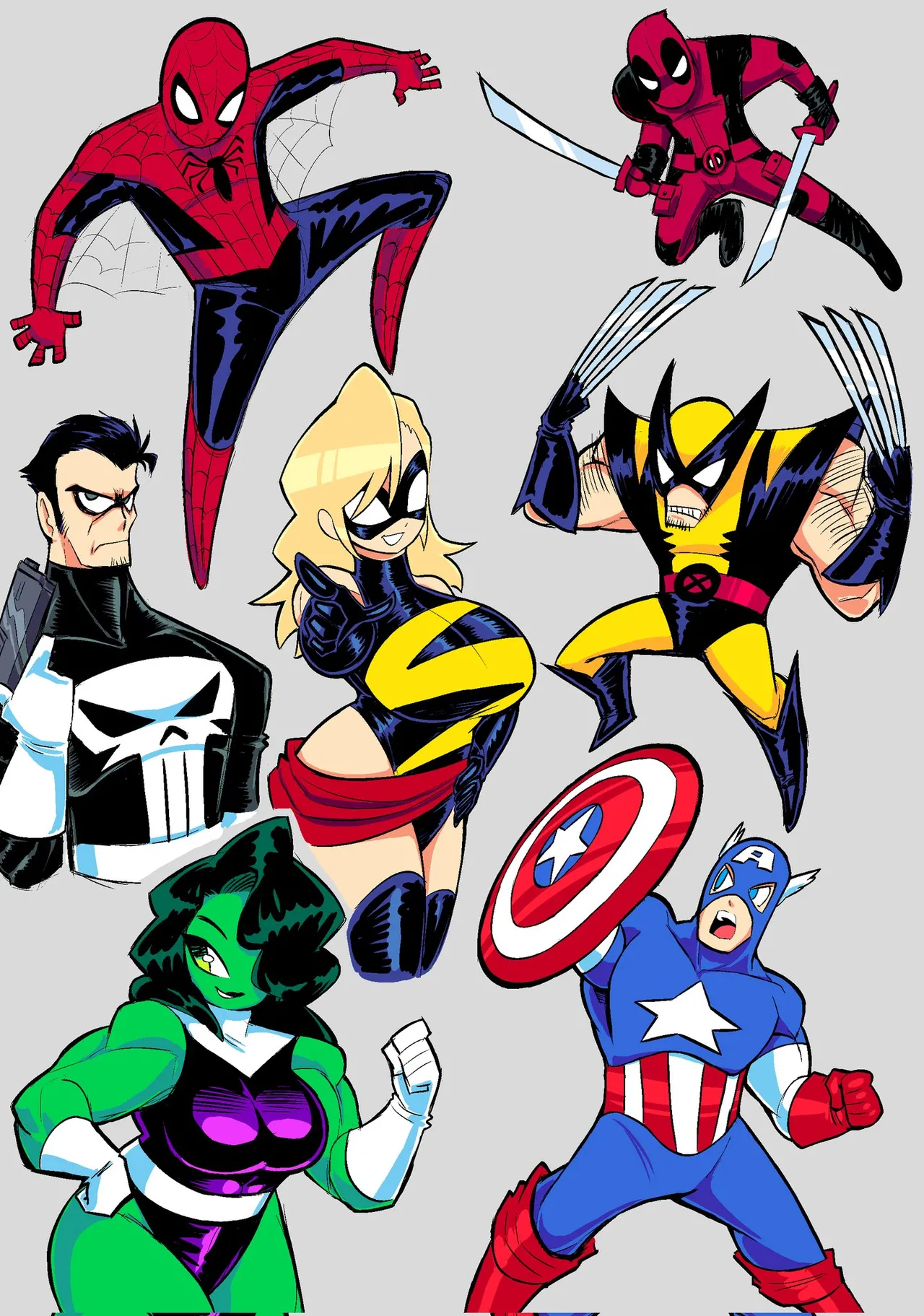 Theguywhodrawsalot I sure love me some Marvel girls - Image 64