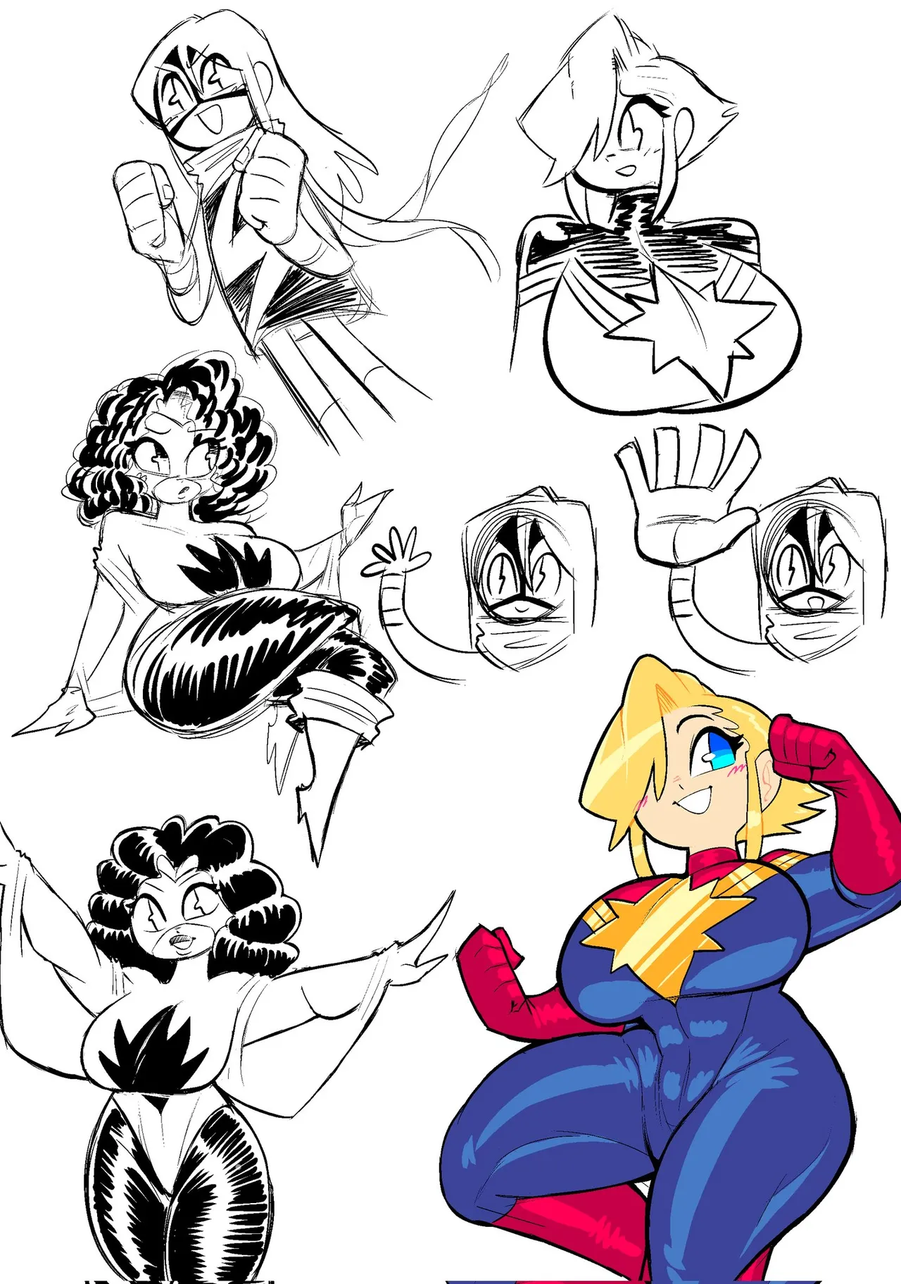 Theguywhodrawsalot I sure love me some Marvel girls - Image 66