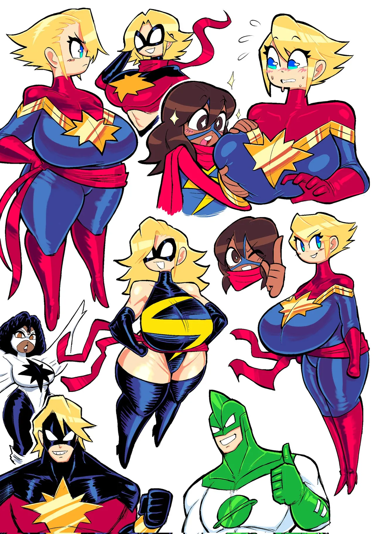 Theguywhodrawsalot I sure love me some Marvel girls - Image 72