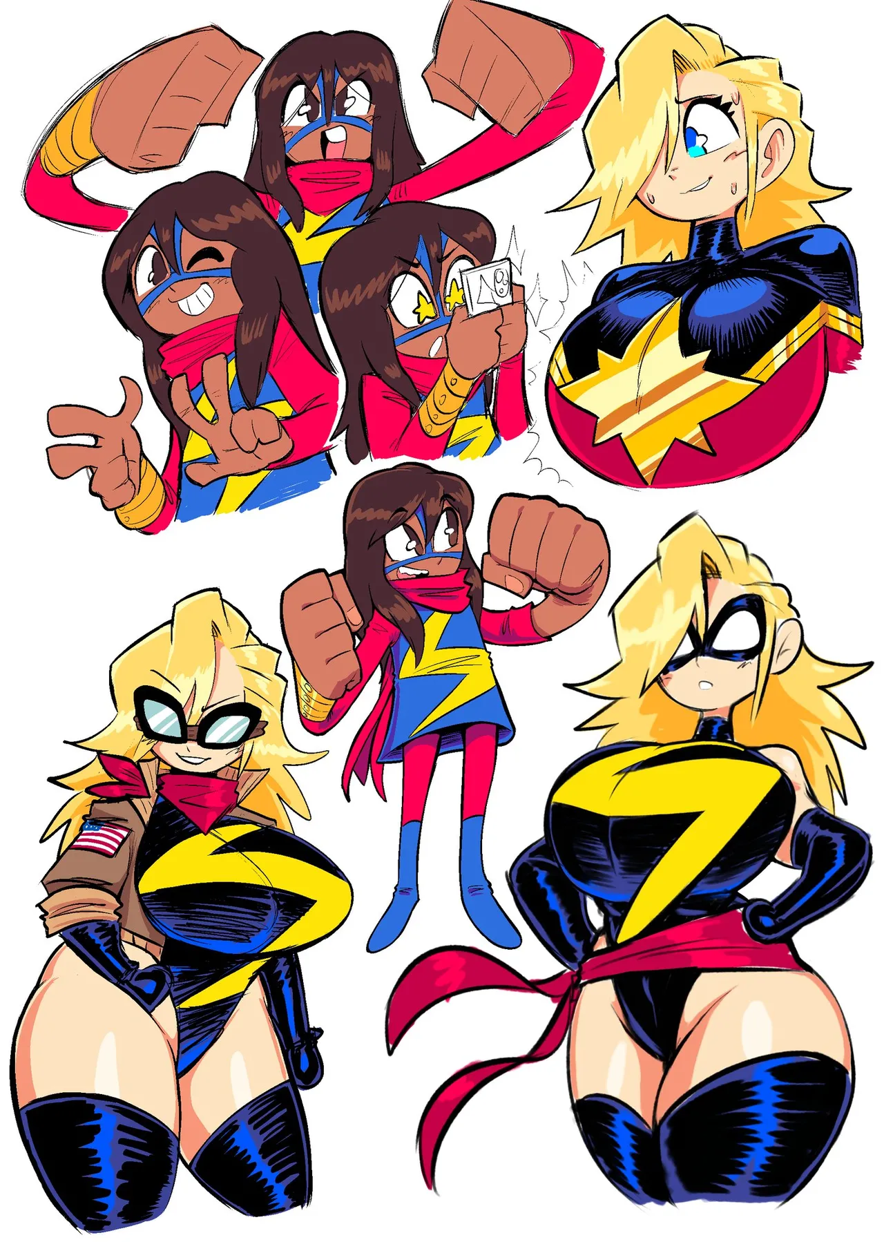 Theguywhodrawsalot I sure love me some Marvel girls - Image 75