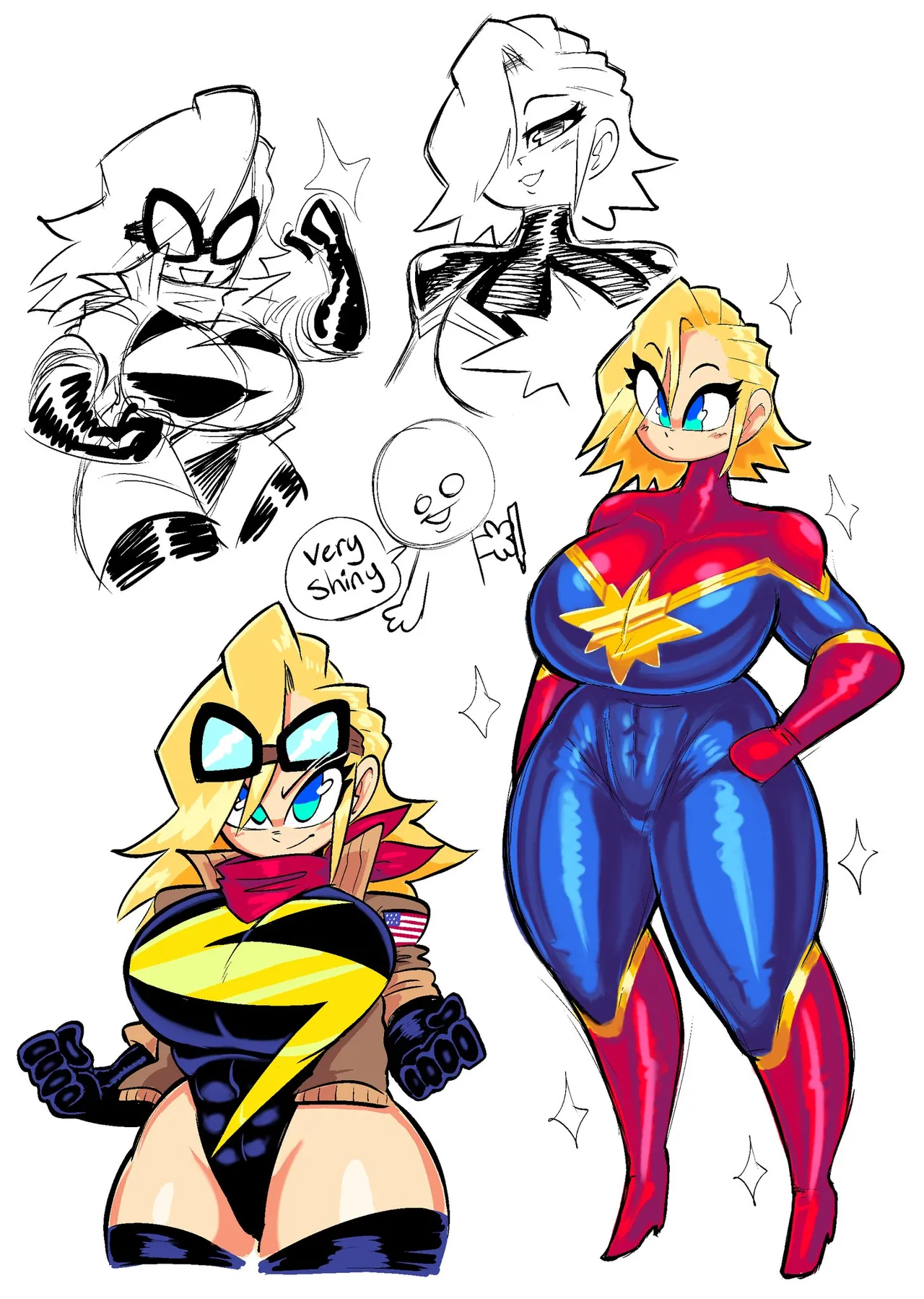 Theguywhodrawsalot I sure love me some Marvel girls - Image 76