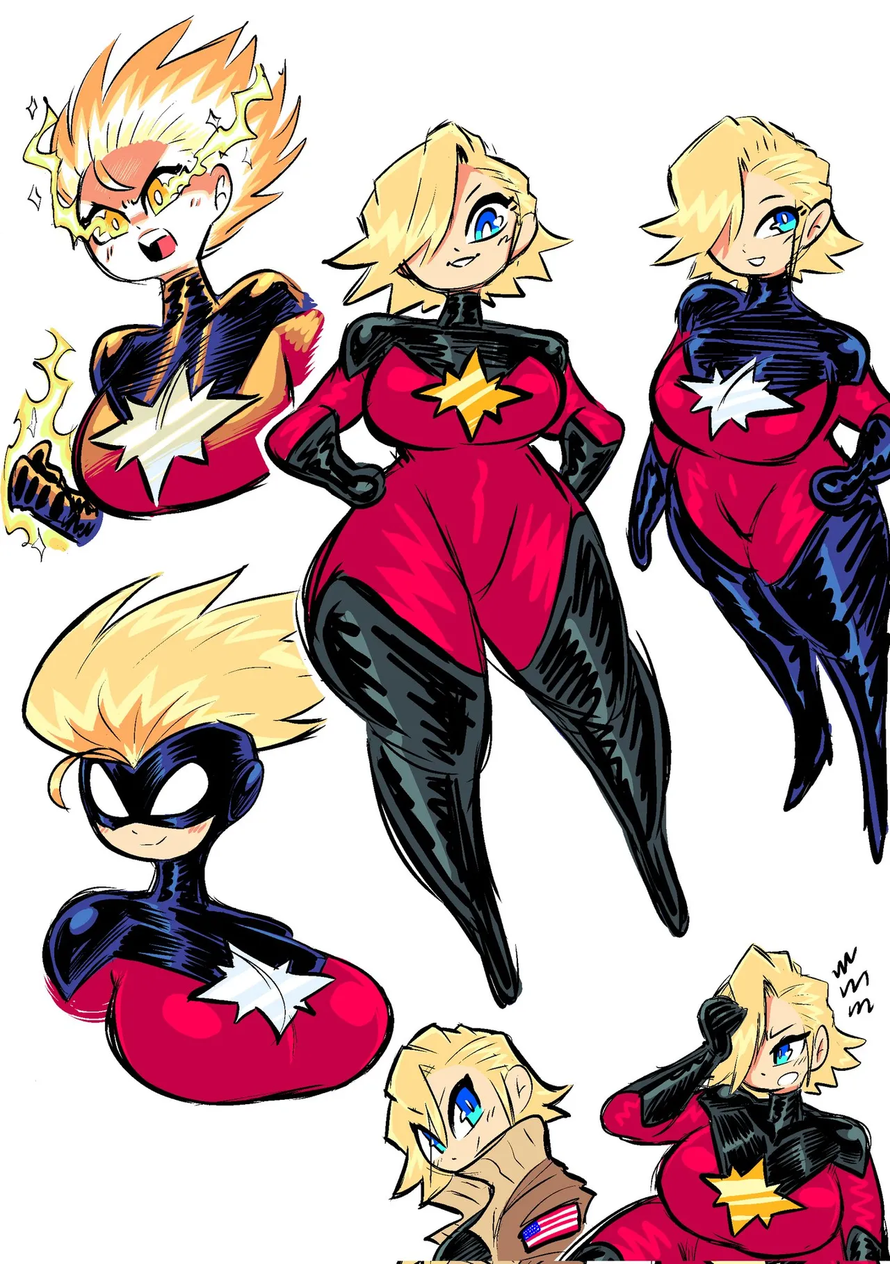 Theguywhodrawsalot I sure love me some Marvel girls - Image 82