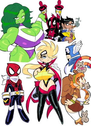 Theguywhodrawsalot I sure love me some Marvel girls - Page 13