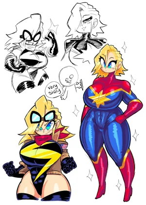 Theguywhodrawsalot I sure love me some Marvel girls - Page 76
