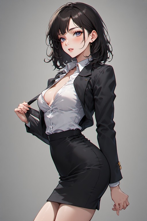 Thin woman in business suit gets gangbanged by her coworkers - 63 Pics - Image 18