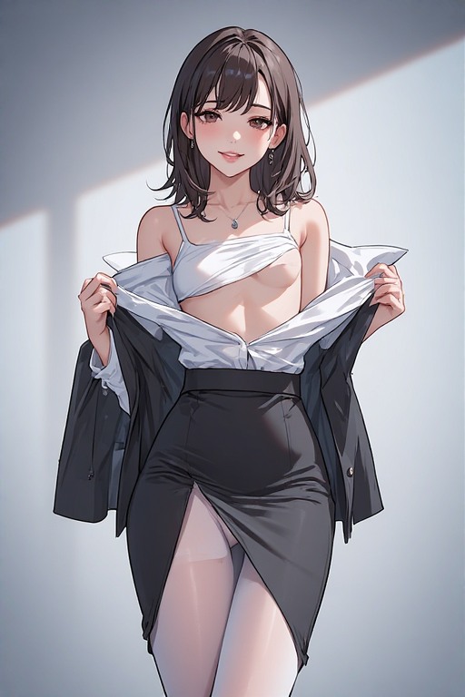 Thin woman in business suit gets gangbanged by her coworkers - 63 Pics - Image 19