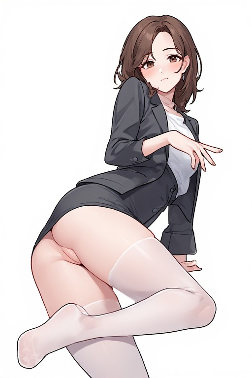 Thin woman in business suit gets gangbanged by her coworkers - 63 Pics - Image 8