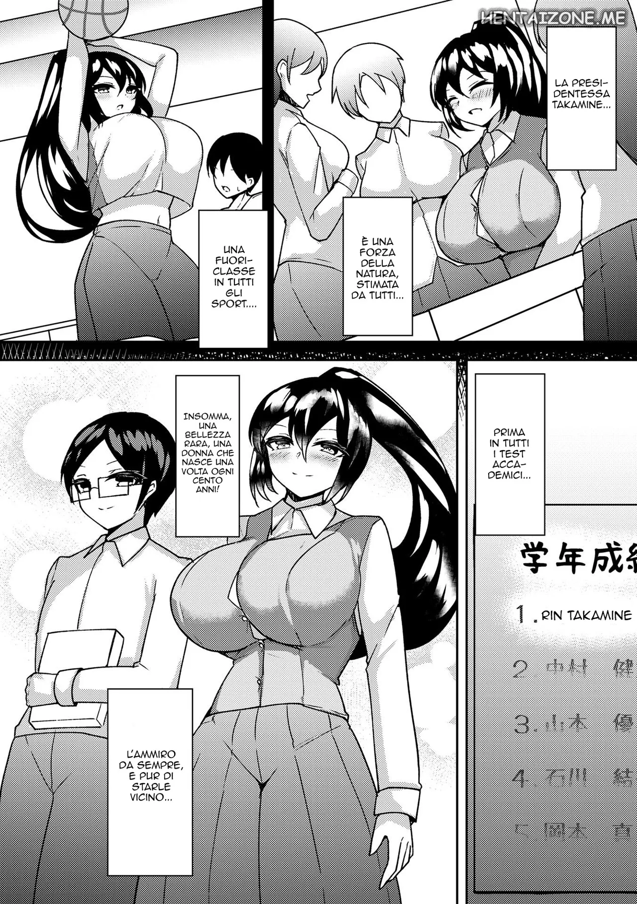 Tiamat Roshutsu Sei cóng Kaichō No Takamine San La Presidentessa Perfetta Nasconde un Segreto Piccante Masyo Ecole Vol.10 Italian - Image 2