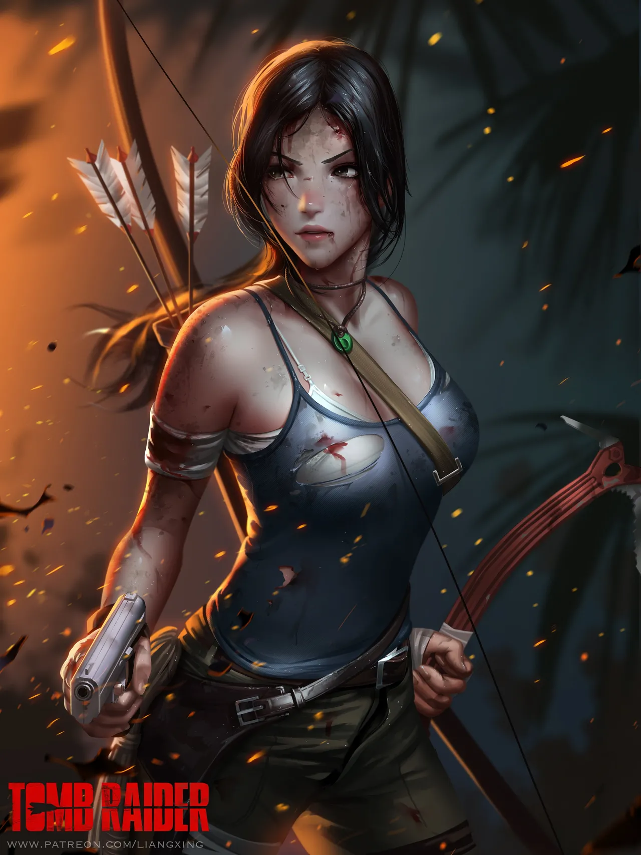 Tifa Lockhart and others by Liang Xing - Image 160